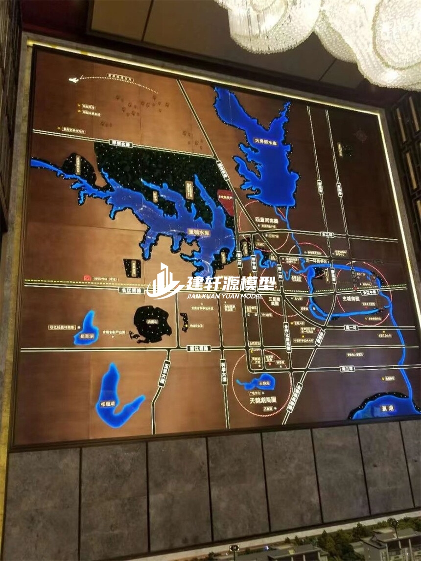 紫金区域壁挂模型制作