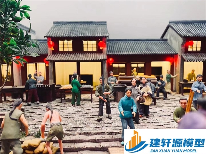 紫金香市微缩模型