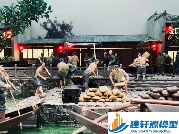 紫金博物馆江南水乡模型